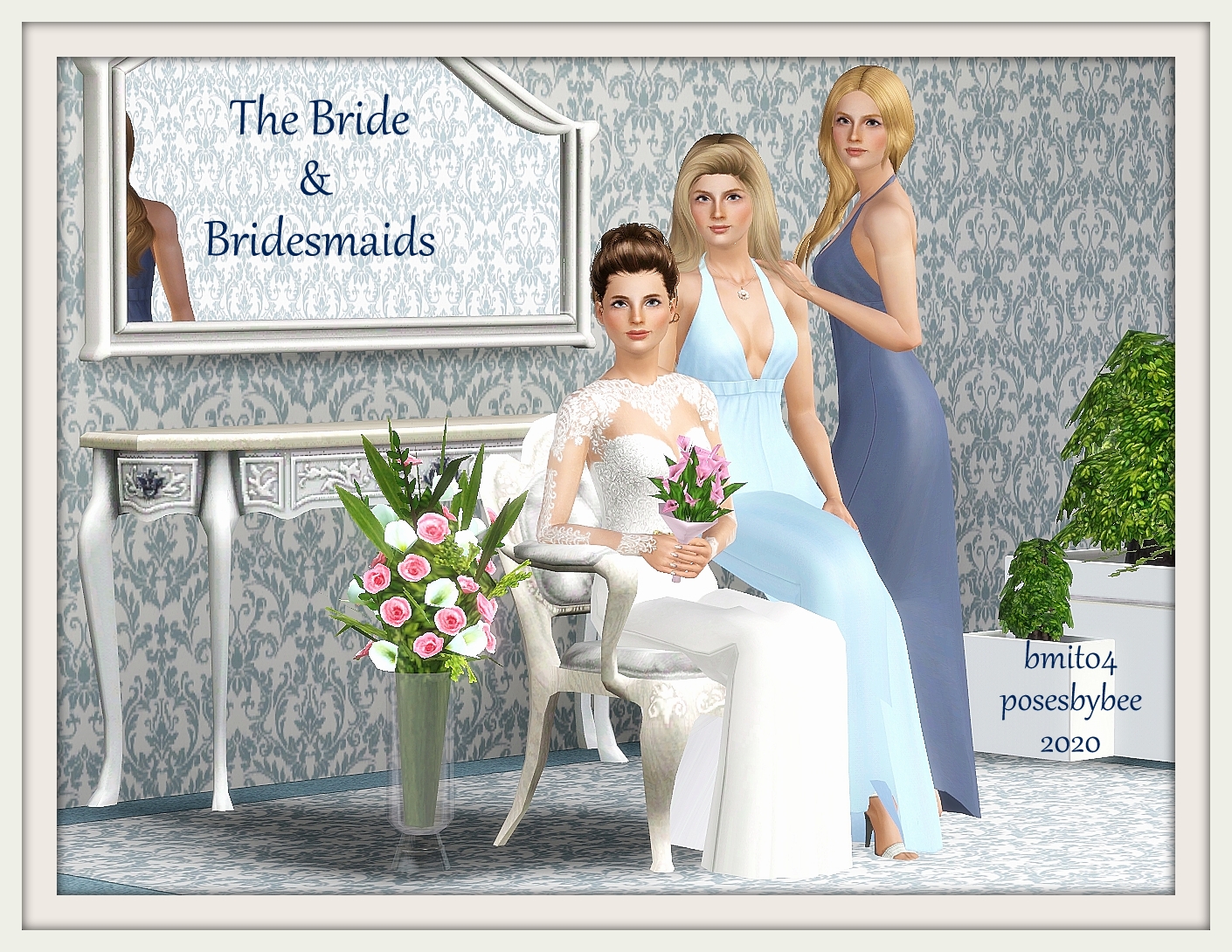 bride and maids